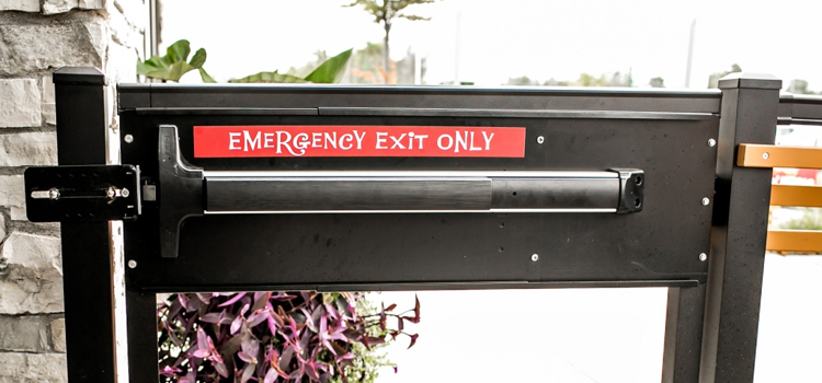 emergency push bar installation in Victorville