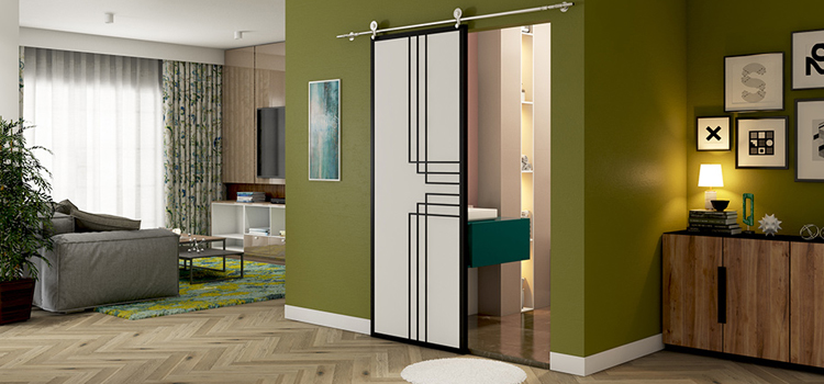 sliding bathroom door installation in Victorville